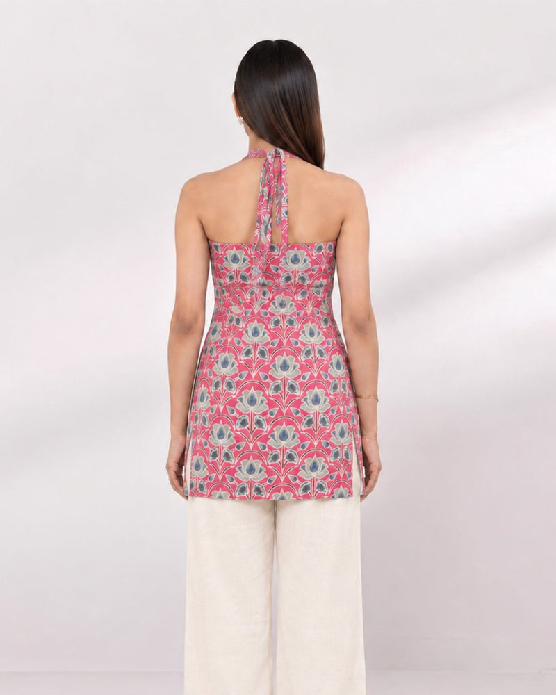 INAYA HALTER NECK KURTI