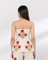 NAQSH PEPLUM TOP