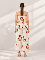 NAQSH PEPLUM TOP & BALLOON PANTS SET
