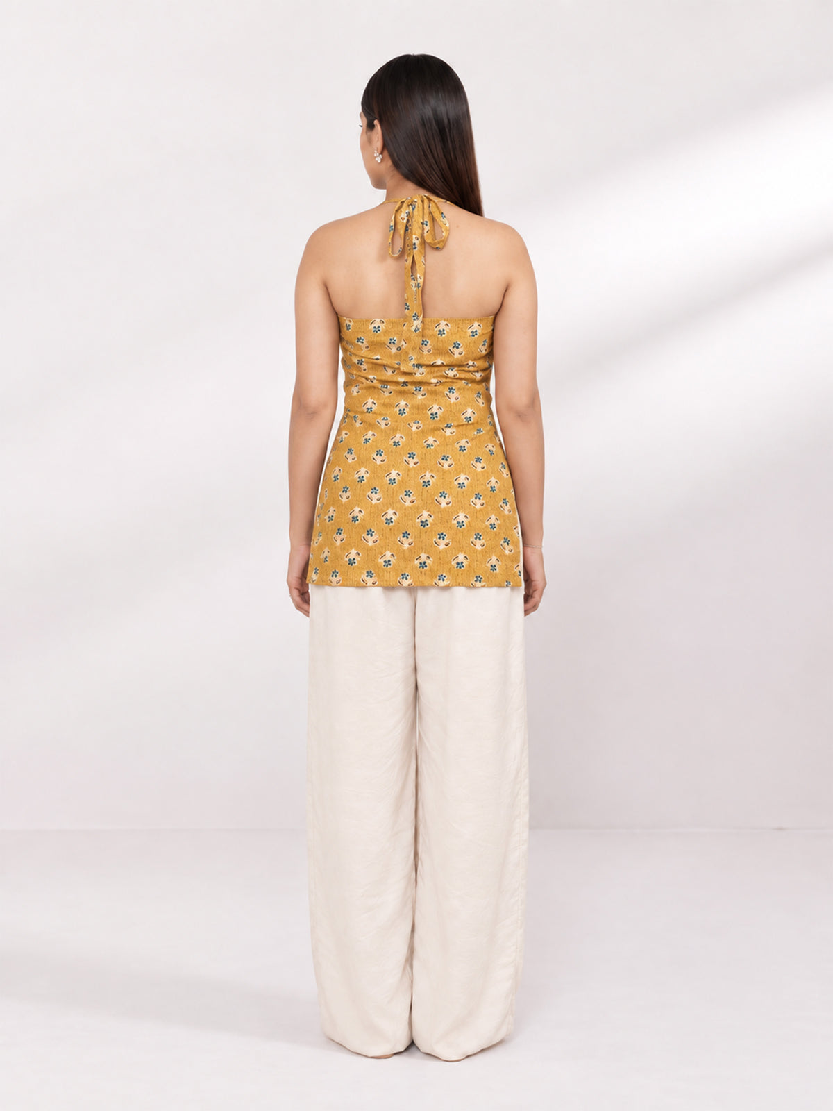 KANAK HALTER NECK KURTI