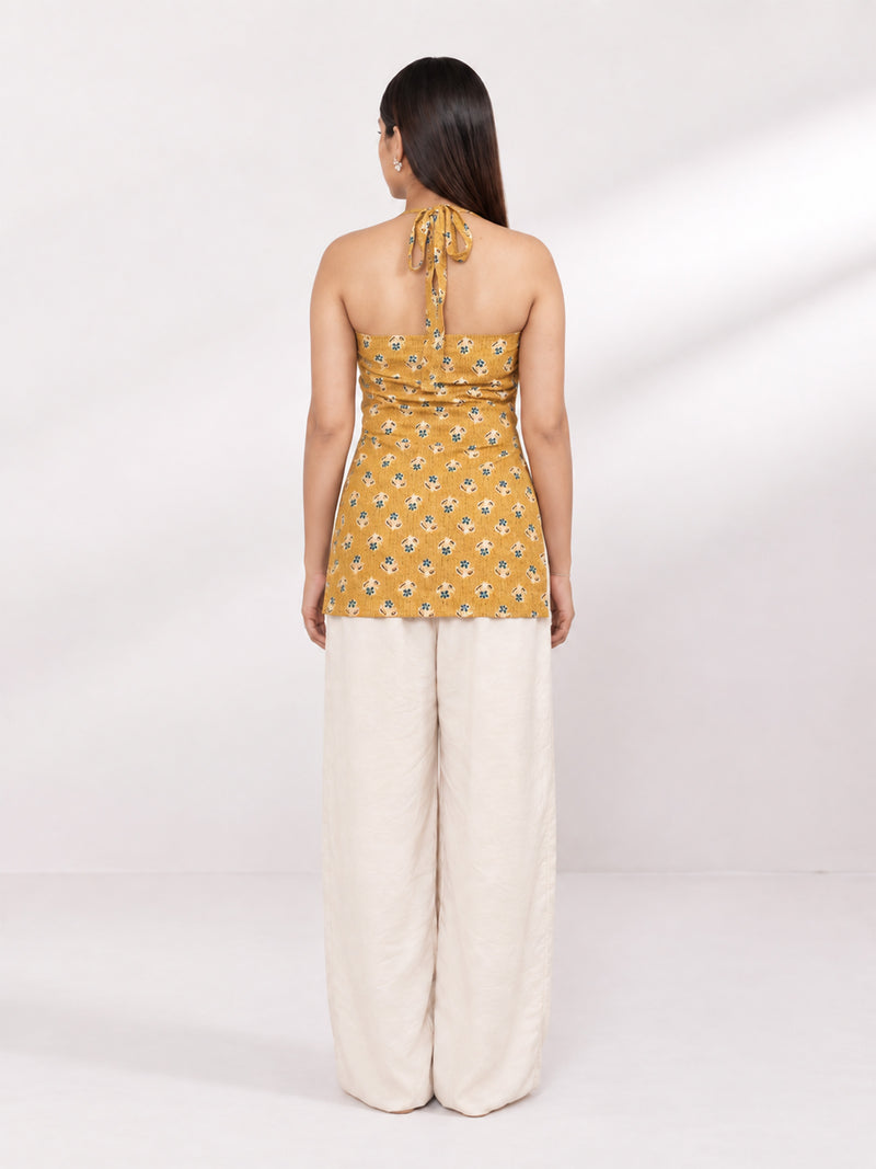 KANAK HALTER NECK KURTI