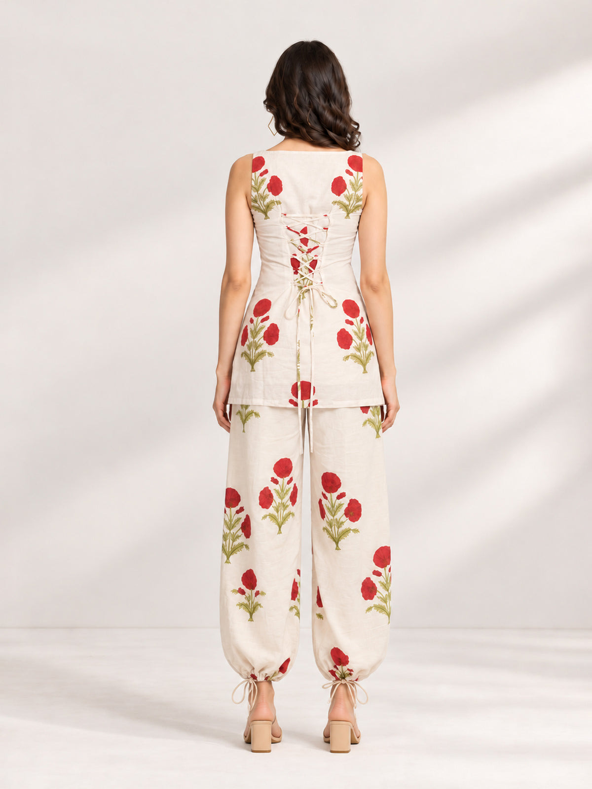 NAQSH KURTI & BALLOON PANTS SET