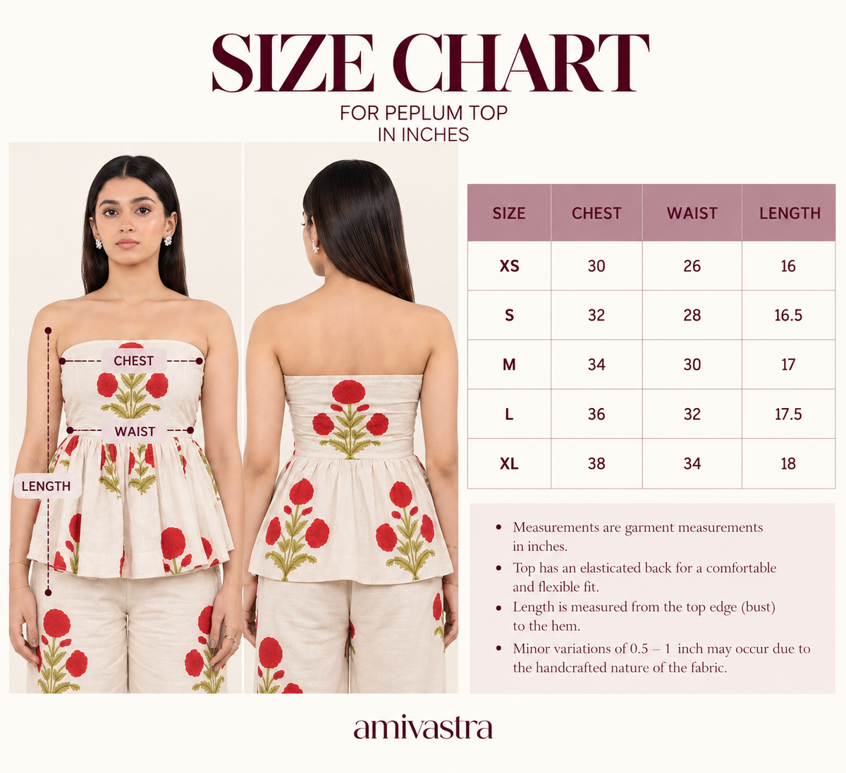 NAQSH PEPLUM TOP