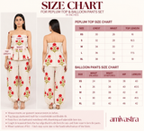 NAQSH PEPLUM TOP & BALLOON PANTS SET