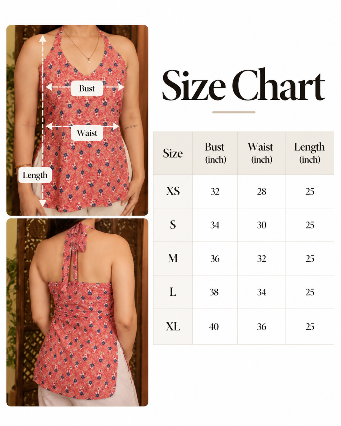 RANI HALTER NECK KURTI
